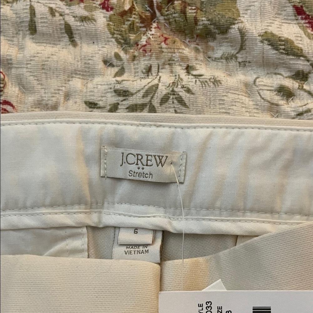 J. Crew Skimmer Pant City Fit Beige Pants - Picture 4 of 6